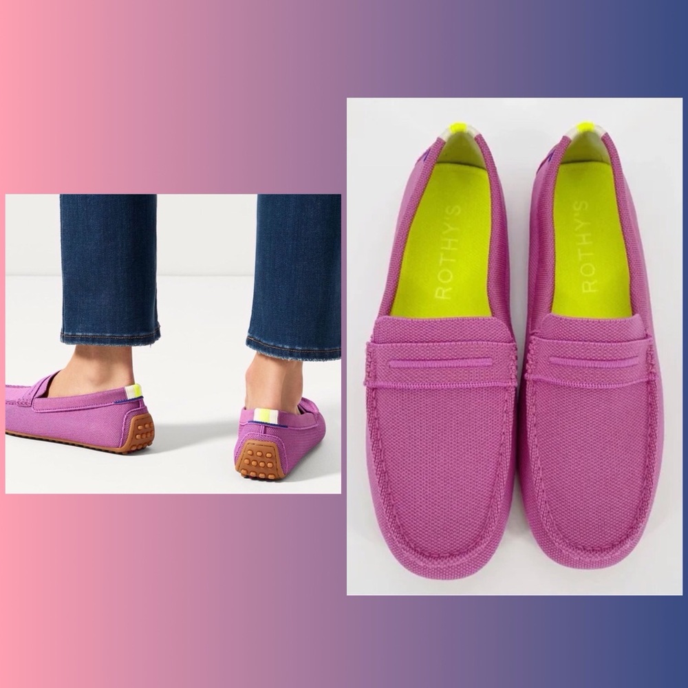 Rothy's Vibrant Purple Moccasins